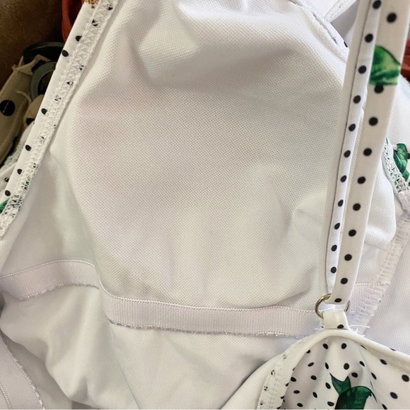 Zaful Lemon Print One-Piece Swimsuit Limoncello - Picture 5 of 7